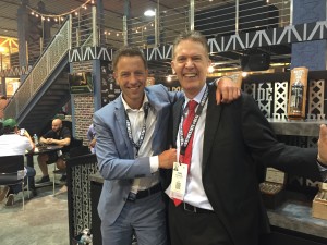Boris Wintermans (Agio Cigars) and Hans Rijfkogel (AMS)
