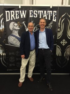 Rich Cutler (Senior VP Drew Estate) and Hans Rijfkogel